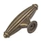 Gliderite Hardware 2-1/2 in. Antique Brass Fluted Cabinet T-Knob - 4047-AB, 5PK 4047-AB-5 - alternate 2